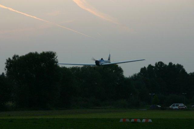 007_D-MNIW Sunrise Dallach Biplane Sunwheel Doppeldecker_Erster Anflug in Nabern
