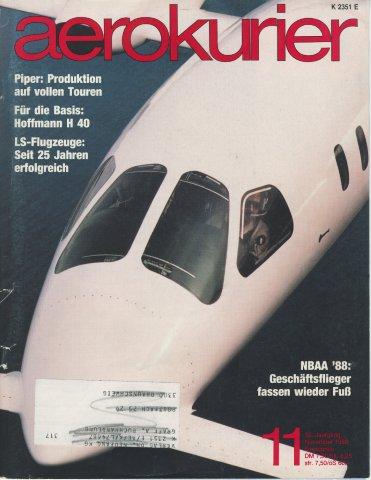 Deckblatt Aerokurier  11-88