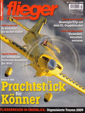 Freiheit atmen fliegermagazin 02 2009 Namibia Deckblatt