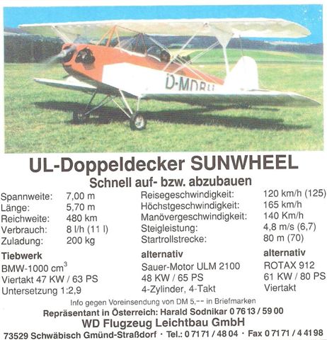 Sunwheel Aeromarkt März 1994